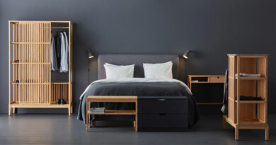 Организуйте свою спальню с помощью нового бамбукового гардероба ИКЕА НОРДКИЗА