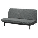 3-местный диван-кровать, матрас с пружинами карманного типа, Skartofta черный, светло-серый IKEA NYHAMN 894.946.11