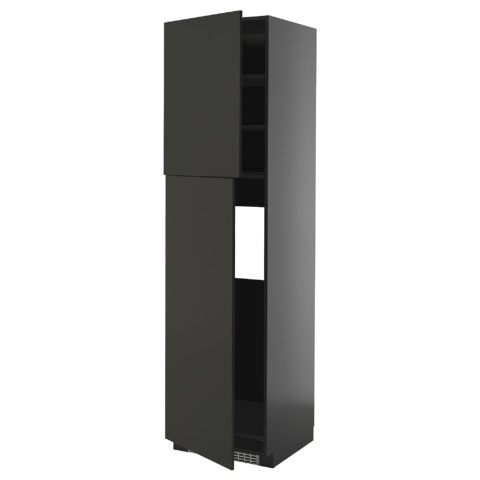 Высокий шкаф для холодильника, 2дверцы IKEA METOD МЕТОД 095.867.37